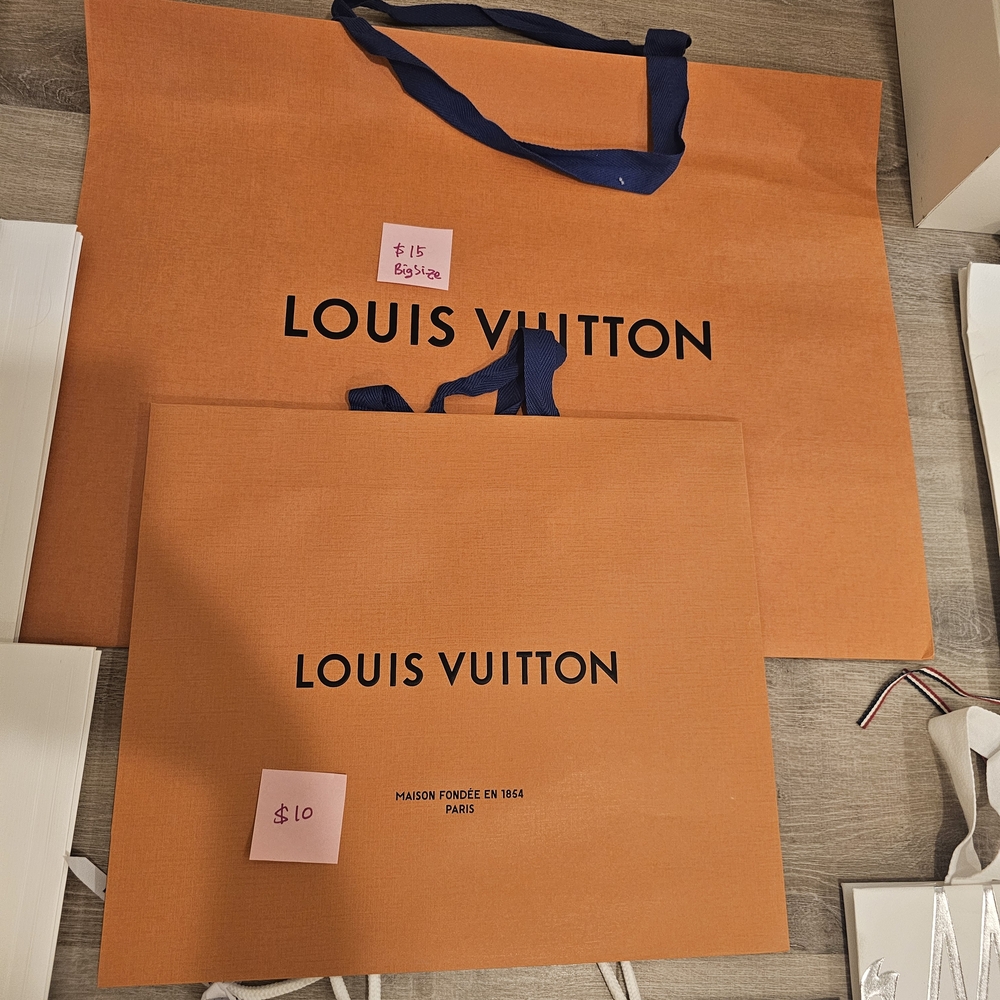 Louis Vuitton Orange Shopping Bags